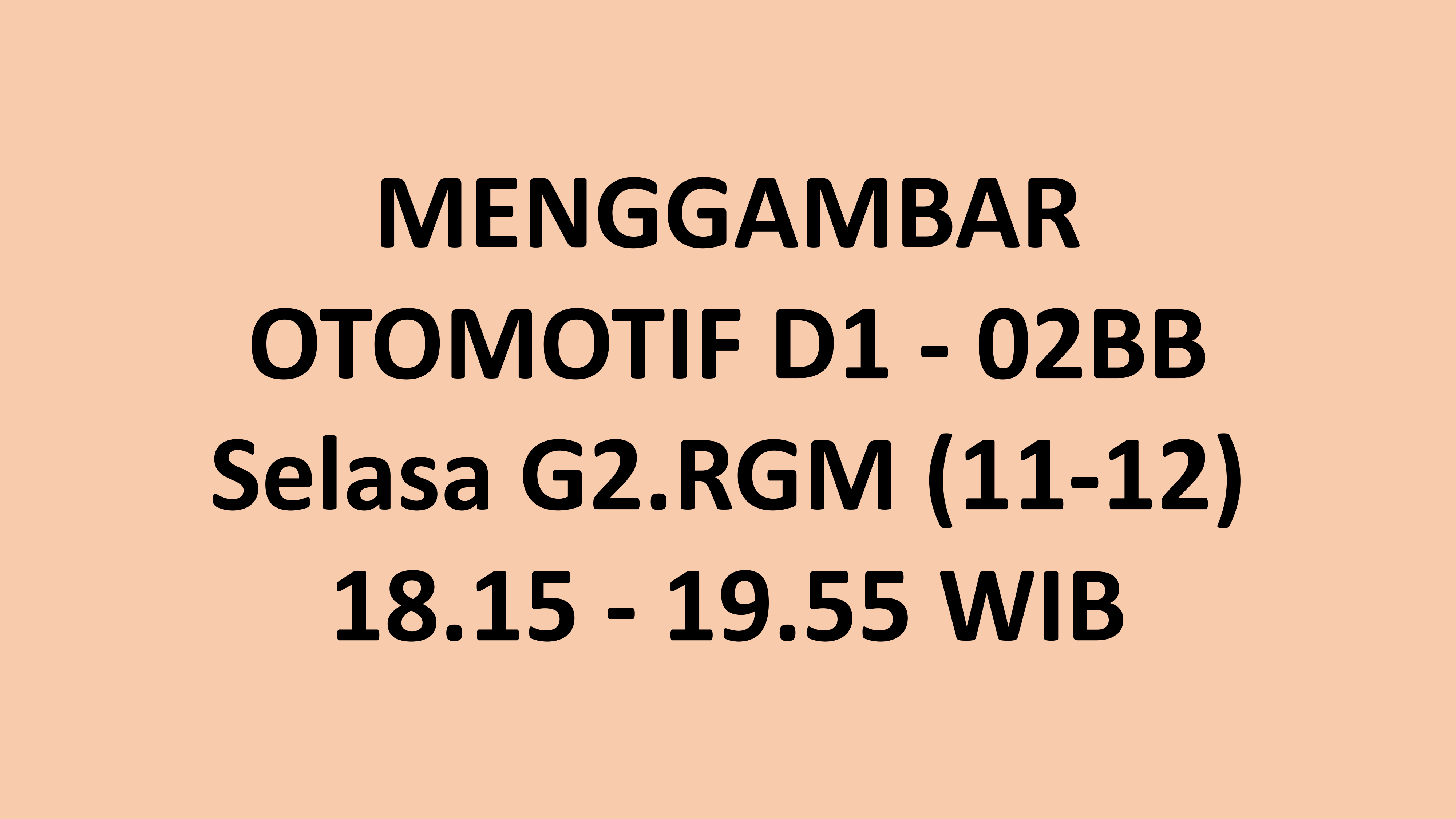 Menggambar Otomotif